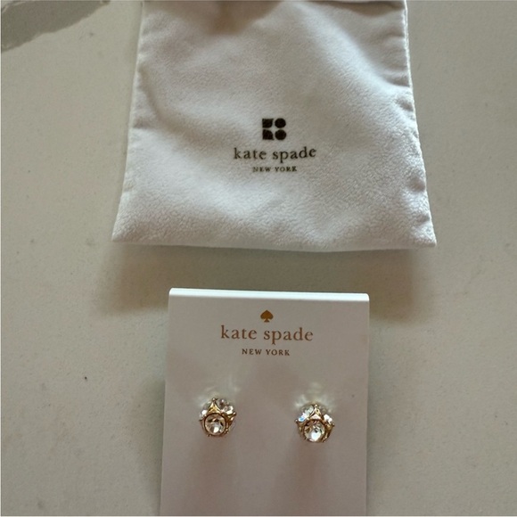 Kate Spade NWT Gold and Silver Stud Earrings - Picture 2 of 4